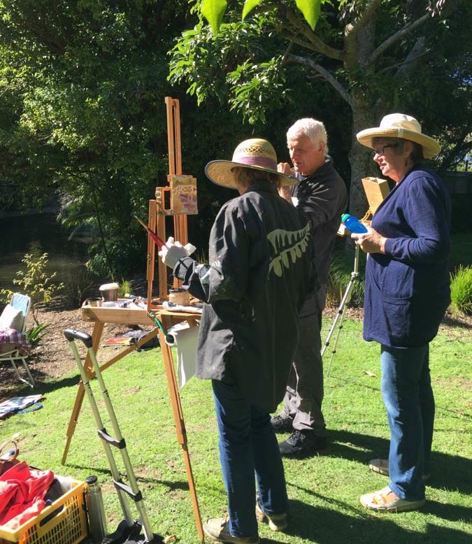 Plein air art classes in Richmond, NZ