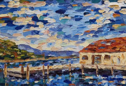Pein Air oil painting method - Mapua Wharf