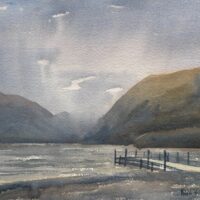 Lake Rotoiti, plein air painting, Nicole Russell